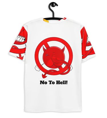 No to Hell t-shirt feature artwork