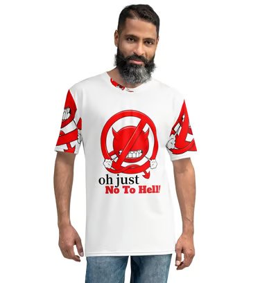 No to Hell wearable feature artwork